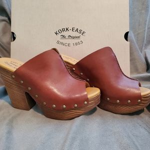 Beautiful Kork-Ease (Deanna) platform wedges.